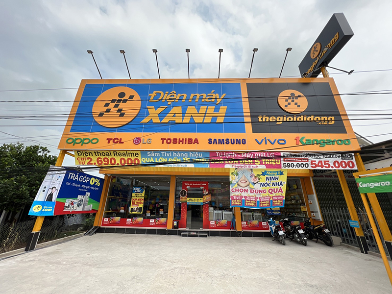 Siêu thị điện máy xanh tại Điện máy Xanh Thửa đất số 599 - 600, Tờ bản đồ số 3, Xã Ba Sao, Tỉnh Đồng Tháp, Việt Nam