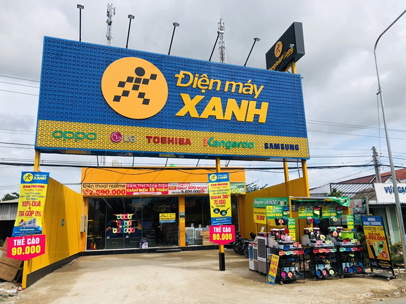Siêu thị điện máy xanh tại Điện máy Xanh Ấp Khánh Hoà, Xã Giang Thành, Tỉnh An Giang, Việt Nam