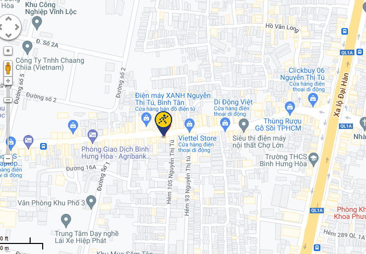 Bản đồ đến cửa hàng AVASport tại  111 - 113 Nguyễn Thị Tú, Phường Bình Hưng Hòa B, Quận Bình Tân, Tp.Hồ Chí Minh,