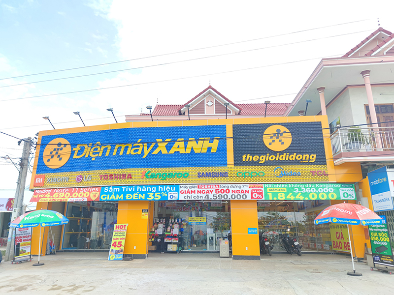 Siêu thị điện máy xanh tại Điện máy Xanh Thôn Hữu Đức, Xã Phước Hữu, Tỉnh Khánh Hòa, Việt Nam