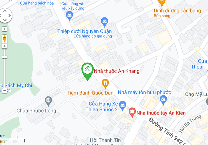 Nếu bạn đang sống tại Cho Mơi, An Giang, bạn sẽ không cảm thấy xa lạ với An Khang Pharmacy, Thửa 27, Mỹ Lương. Sử dụng Map Q10 TPHCM vào năm 2024 để đến đúng địa chỉ và nhận được những sản phẩm chăm sóc sức khỏe tốt nhất.