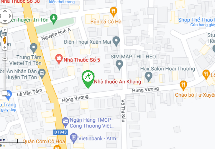 Nhà Thuốc An Khang Tri Tôn là nơi bạn có thể tìm kiếm sự chăm sóc sức khỏe tốt nhất cho bản thân và gia đình của bạn. Xem địa chỉ và thông tin chi tiết trên bản đồ để đến thăm và trò chuyện với những chuyên gia hàng đầu trong ngành y tế của chúng tôi.