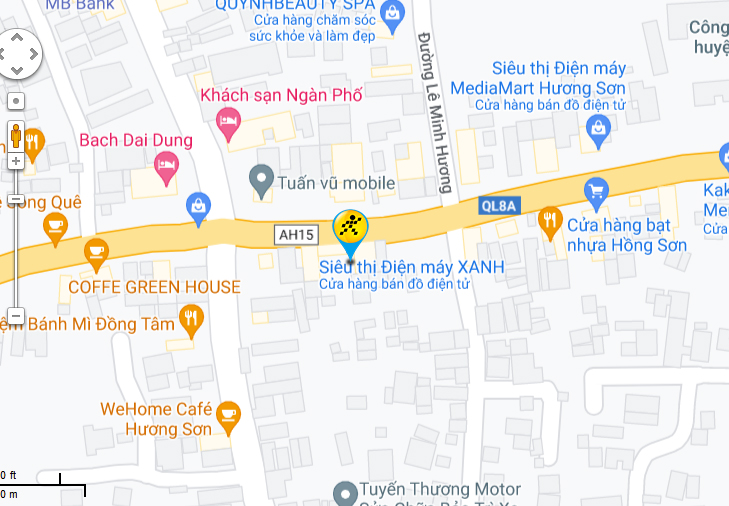 Điện máy XANH 189 Quốc lộ 8A tại Huyện Hương Sơn , Hà Tĩnh thông ...