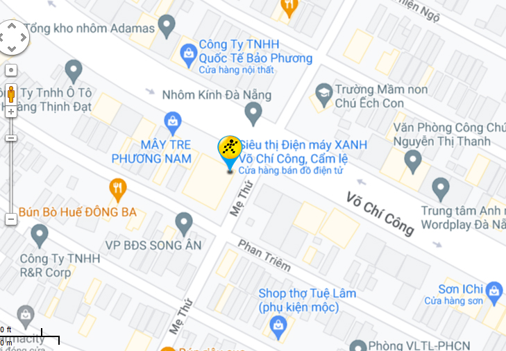 Điện máy XANH tại Đà Nẵng cũng không ngừng mở rộng để đáp ứng nhu cầu của khách hàng. Nếu bạn đang ở Quận Cẩm Lệ, hãy tìm đến cửa hàng Điện máy XANH 88 Võ Chí Công và sử dụng bản đồ phường An Đông để đến đó với dễ dàng.