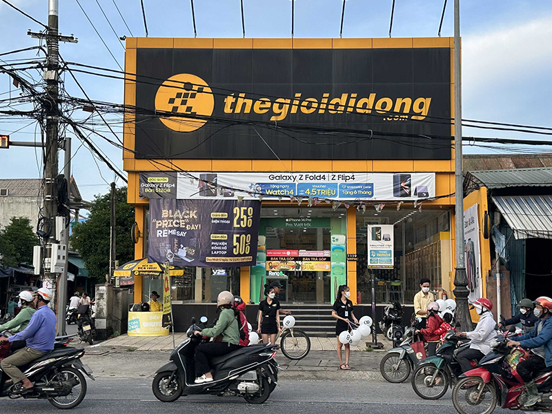 Siêu thị điện máy xanh tại Thế giới di động 1119 Nguyễn Tất Thành, Phường Phú Bài, Thành phố Huế, Việt Nam