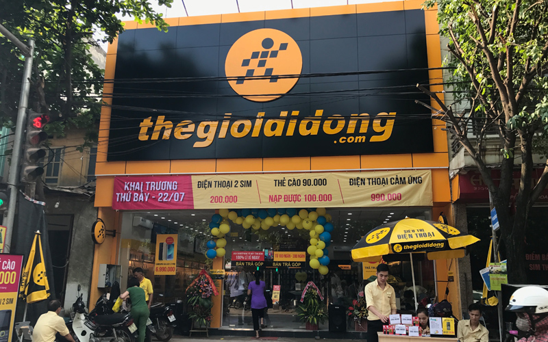 Siêu thị điện máy xanh tại Thế giới di động Phố Tân Hoà, Xã Nhã Nam, Tỉnh Bắc Ninh, Việt Nam