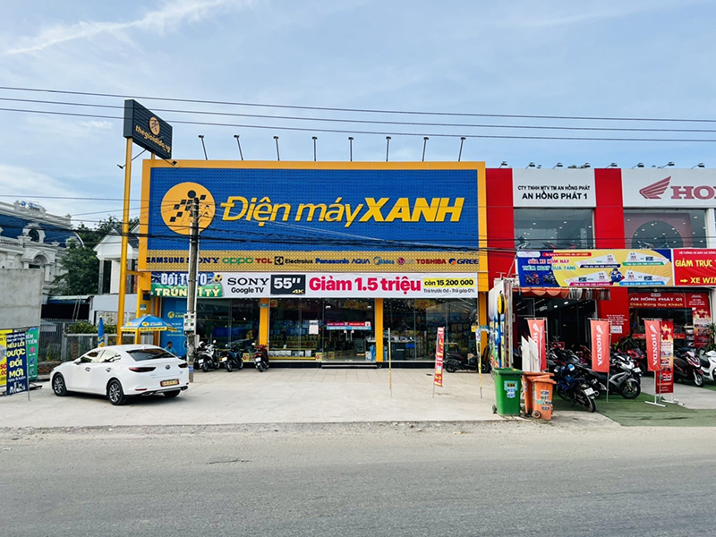 Siêu thị điện máy xanh tại Điện máy Xanh Số nhà 06 Đường DT741 Ấp 3, Khu phố Cổng Xanh, Phường Vĩnh Tân, Thành phố Hồ Chí Minh, Việt Nam