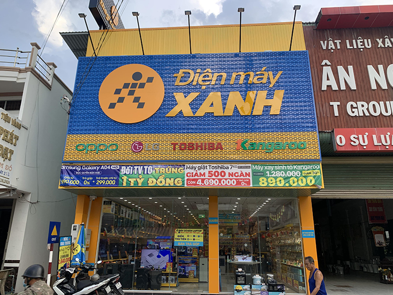 Siêu thị điện máy xanh tại Điện máy Xanh Ấp Long Tân, Xã Long Điền, Tỉnh An Giang, Việt Nam