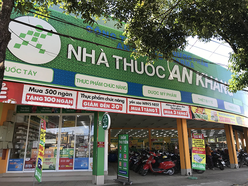 Nhà thuốc An Khang tại Nguyễn Văn Rốp, Khu phố 1 (Ngay Bách hóa XANH Ngã 3 Cây Gõ), Phường Tân Ninh, Tỉnh Tây Ninh, Việt Nam