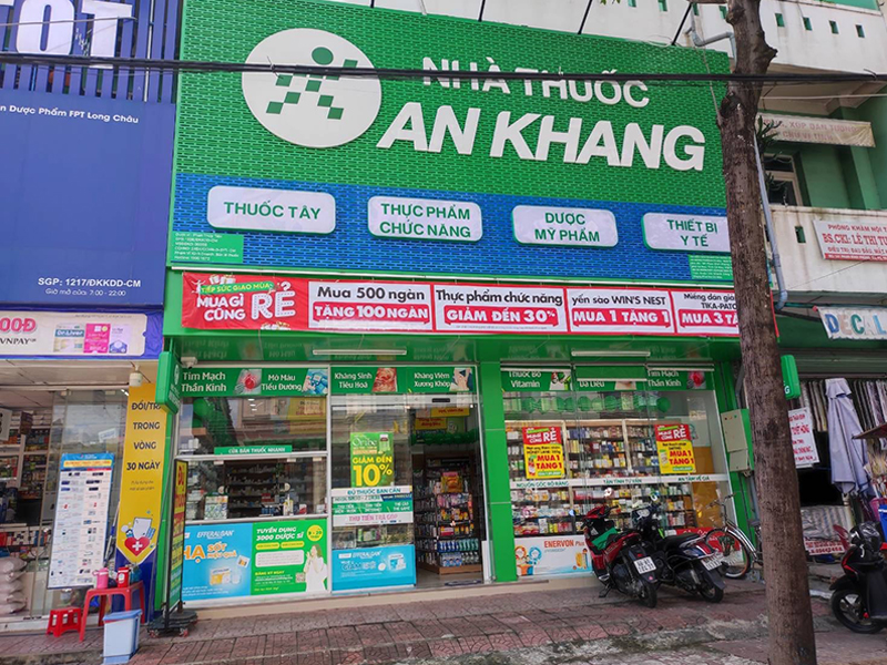 Nhà thuốc An Khang tại 141 Phan Đình Phùng, Khóm 6, Phường An Xuyên, Tỉnh Cà Mau, Việt Nam