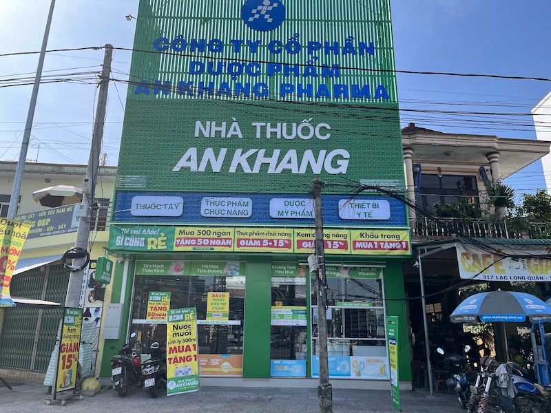 Nhà thuốc An Khang tại 315 Lạc Long Quân, tổ Dinh Thành 2, Xã Diên Khánh, Tỉnh Khánh Hòa, Việt Nam