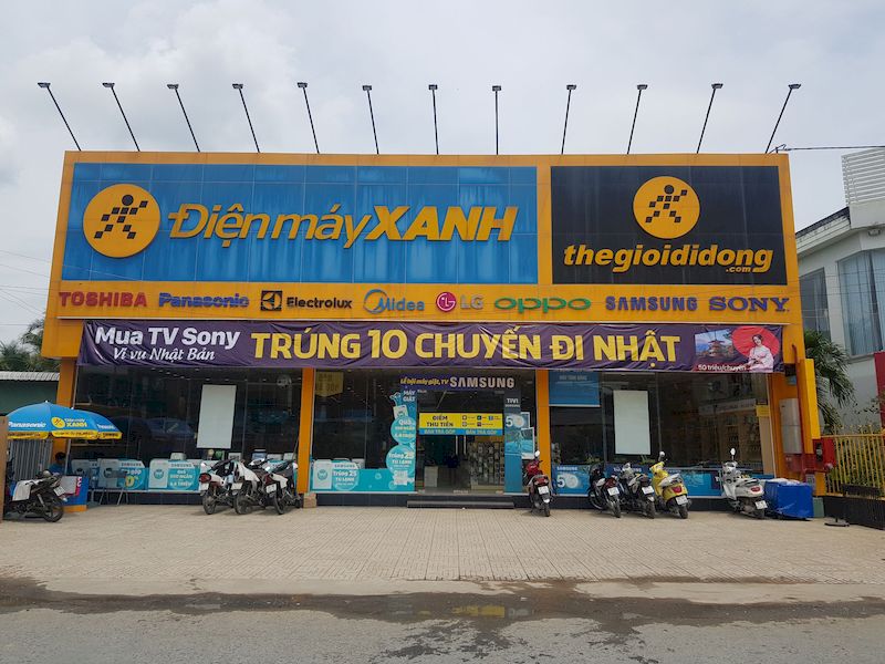 Siêu thị điện máy xanh tại Điện máy Xanh 379 tổ 9, ấp Thới, X. Đông Hòa, H. Châu Thành, T. Tiền Giang (Đối diện bệnh viện đa khoa Vĩnh Kim)