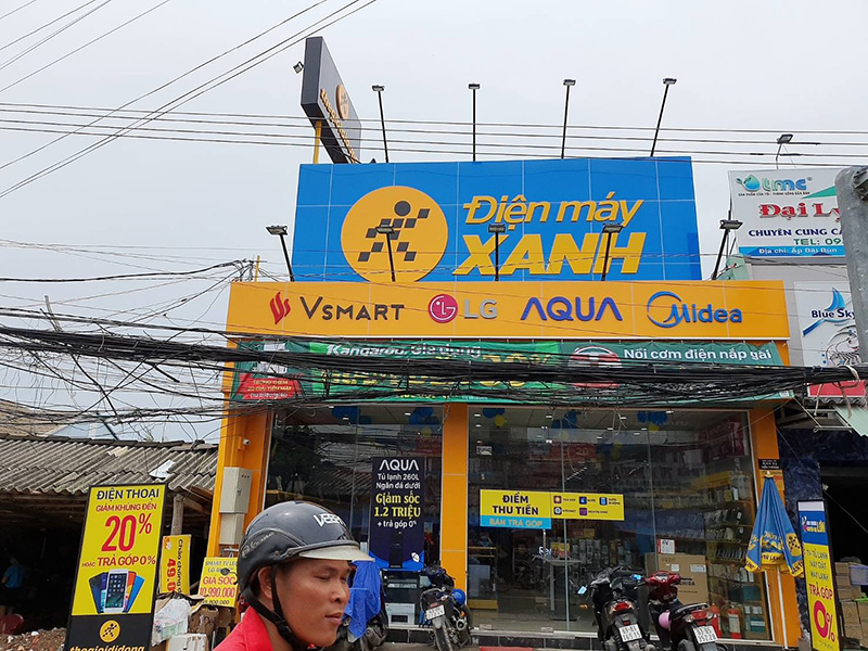 Siêu thị điện máy xanh tại Thế giới di động Ấp Tân Phú, Xã Tân Phú Đông, Tỉnh Đồng Tháp, Việt Nam