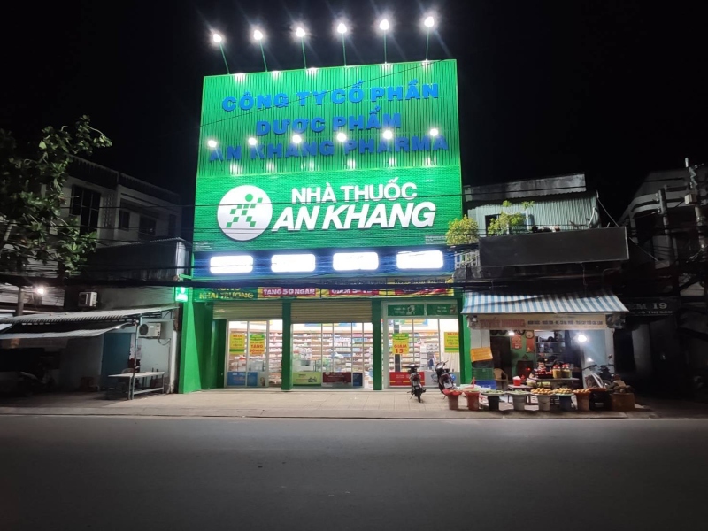 Nhà thuốc An Khang tại 412 - 414 Võ Thị Sáu, Phường Bạc Liêu, Tỉnh Cà Mau, Việt Nam