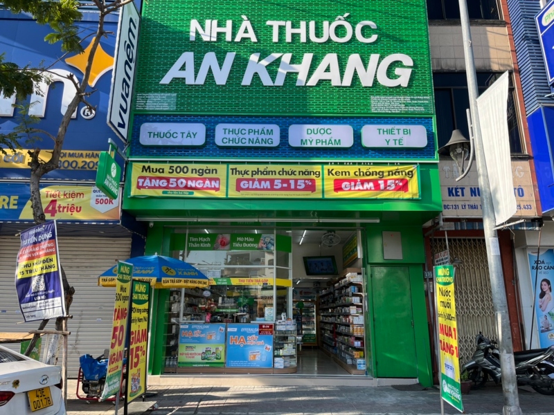 Nhà thuốc An Khang tại Số 129 Lý Thái Tổ, Phường Thanh Khê, Thành phố Đà Nẵng, Việt Nam
