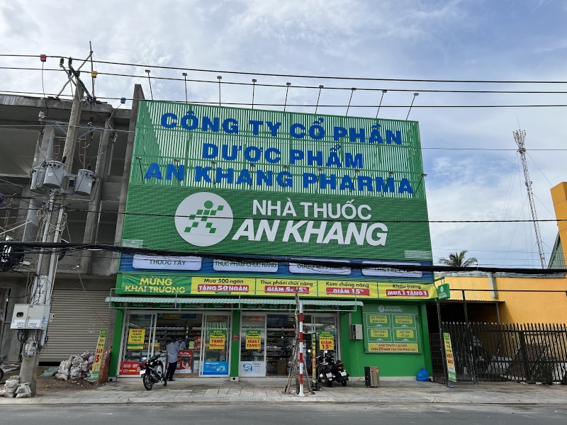 Nhà thuốc An Khang tại 150 Đường Võ Thị Sáu, khu phố Long Bình, Xã Long Điền, Thành phố Hồ Chí Minh, Việt Nam
