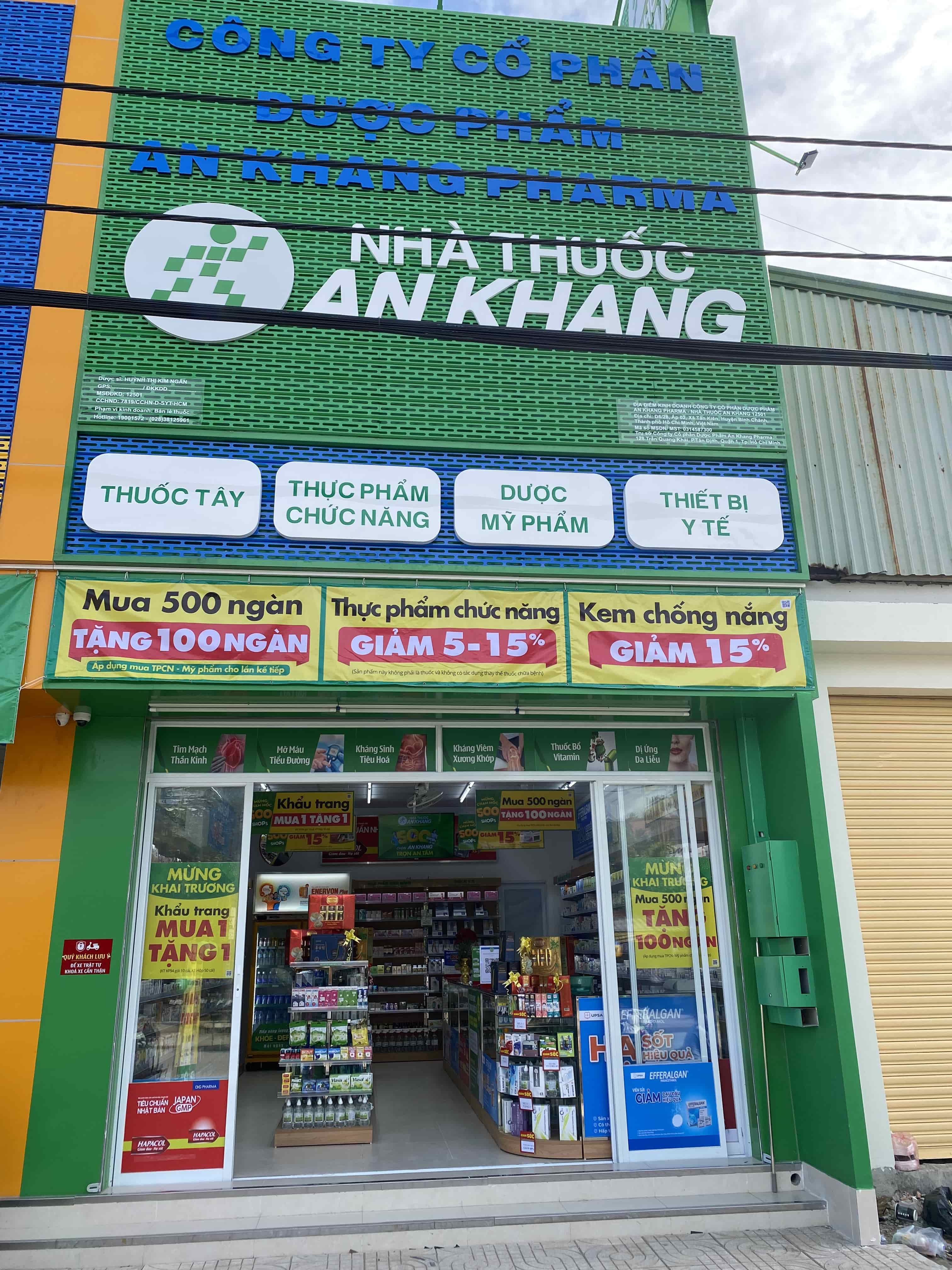 Nhà thuốc An Khang tại B8/29B, ấp 2, Xã Tân Nhựt, Thành phố Hồ Chí Minh, Việt Nam