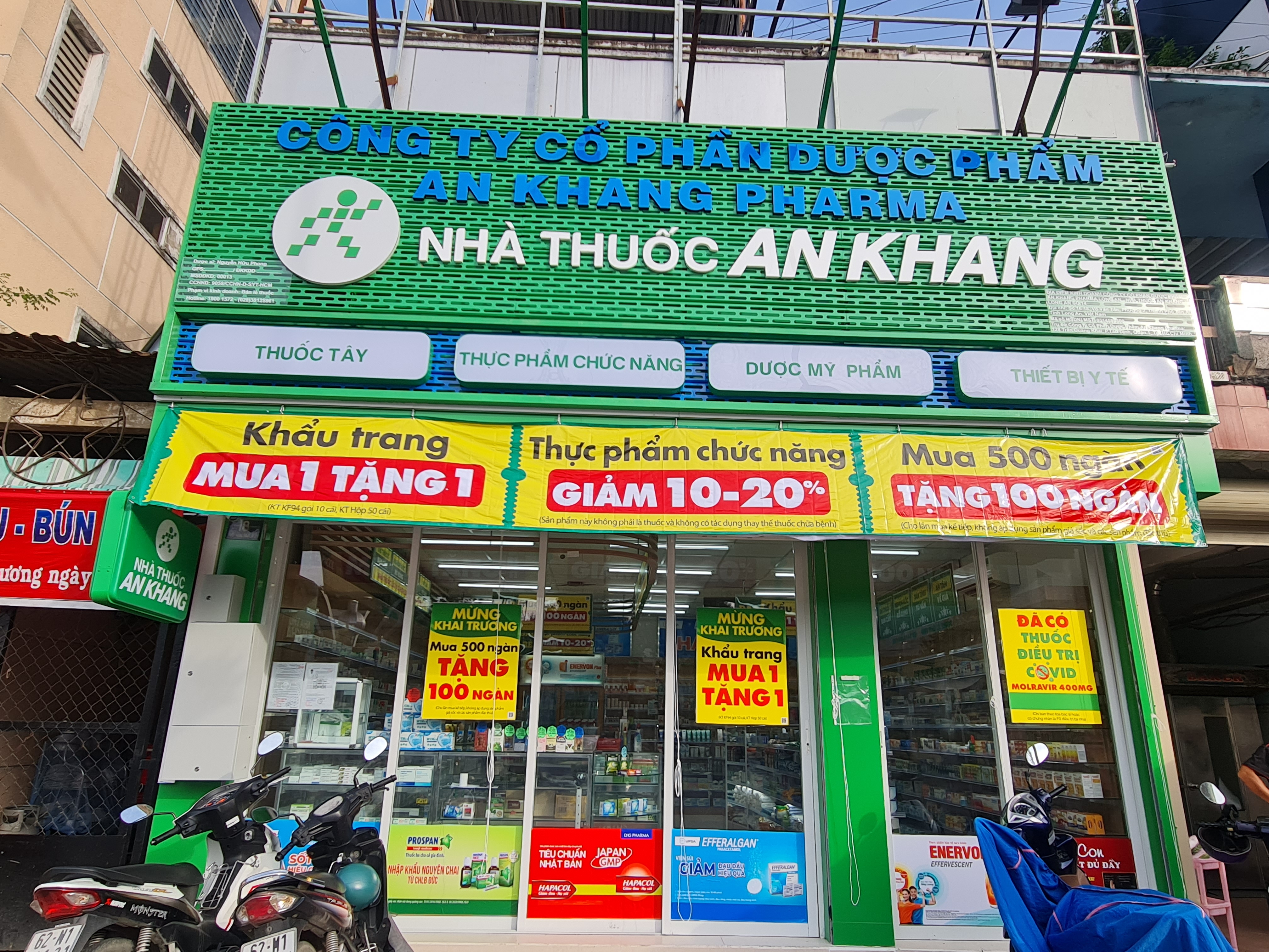 Nhà thuốc An Khang tại Số 16-18 đường Võ Văn Tần, Phường Long An, Tỉnh Tây Ninh, Việt Nam