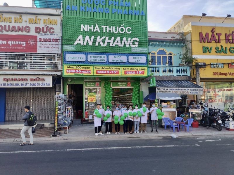 Nhà thuốc An Khang tại Số nhà 387 Hùng Vương, Tổ dân phố Nghĩa Cam, Phường Bắc Cam Ranh, Tỉnh Khánh Hòa, Việt Nam