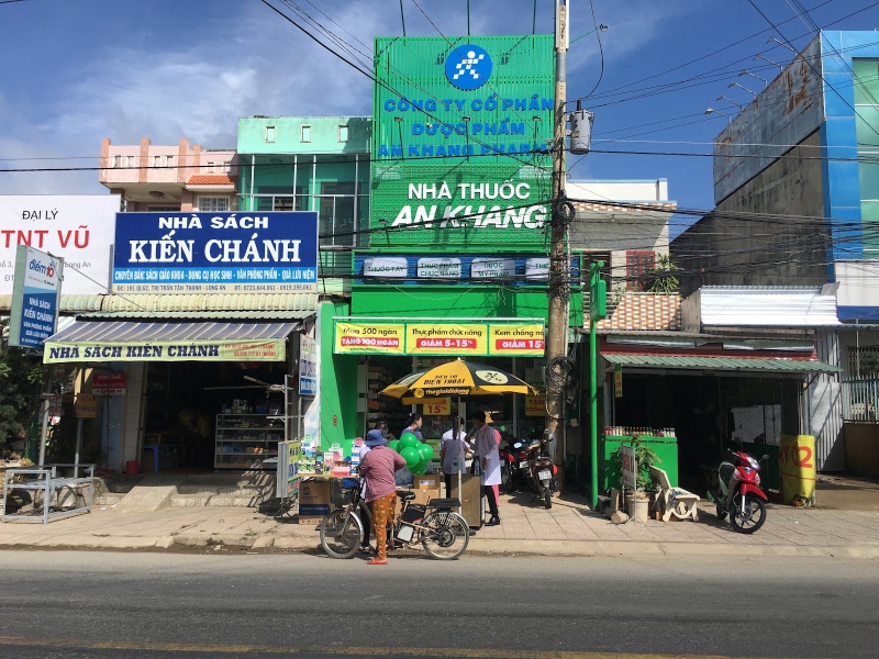 Nhà thuốc An Khang tại 193 Quốc lộ 62, Khu phố 3, Xã Tân Thạnh, Tỉnh Tây Ninh, Việt Nam