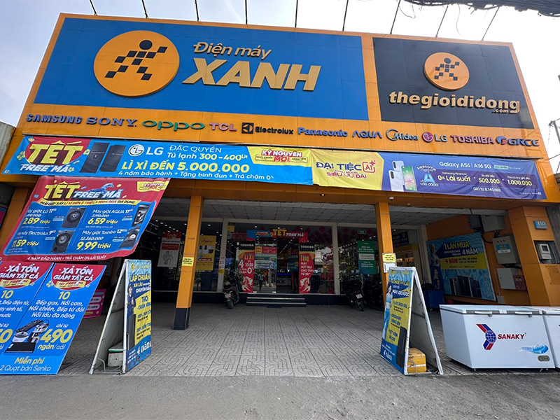 Siêu thị điện máy xanh tại Điện máy Xanh 110 - 110B Hà Duy Phiên, Xã Bình Mỹ, Thành phố Hồ Chí Minh, Việt Nam