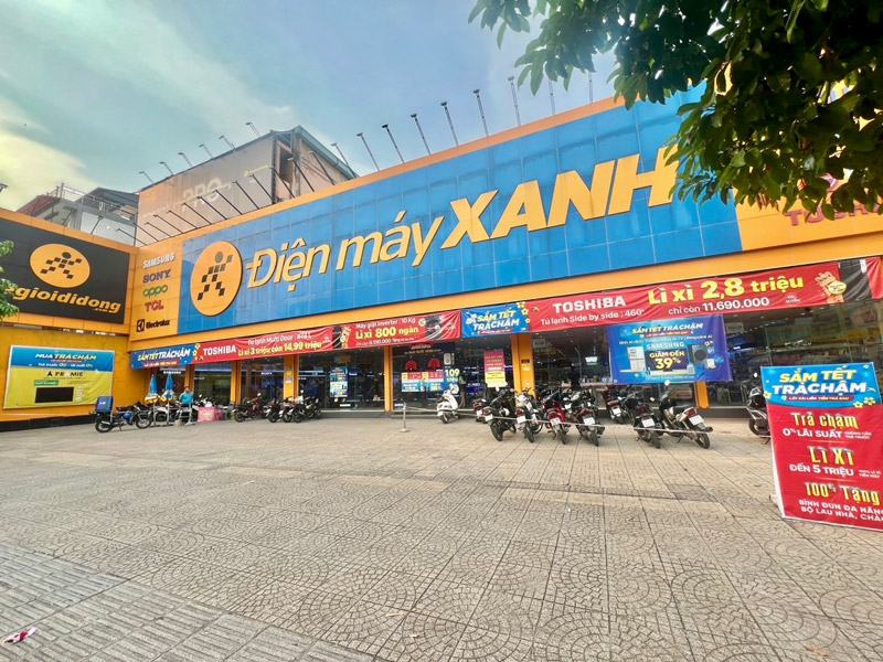 Siêu thị điện máy xanh tại Điện máy Xanh 416 Hậu Giang, Phường Phú Lâm, Thành phố Hồ Chí Minh, Việt Nam