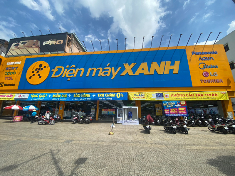 Siêu thị điện máy xanh tại Điện máy Xanh 416 Hậu Giang, Phường Phú Lâm, Thành phố Hồ Chí Minh, Việt Nam